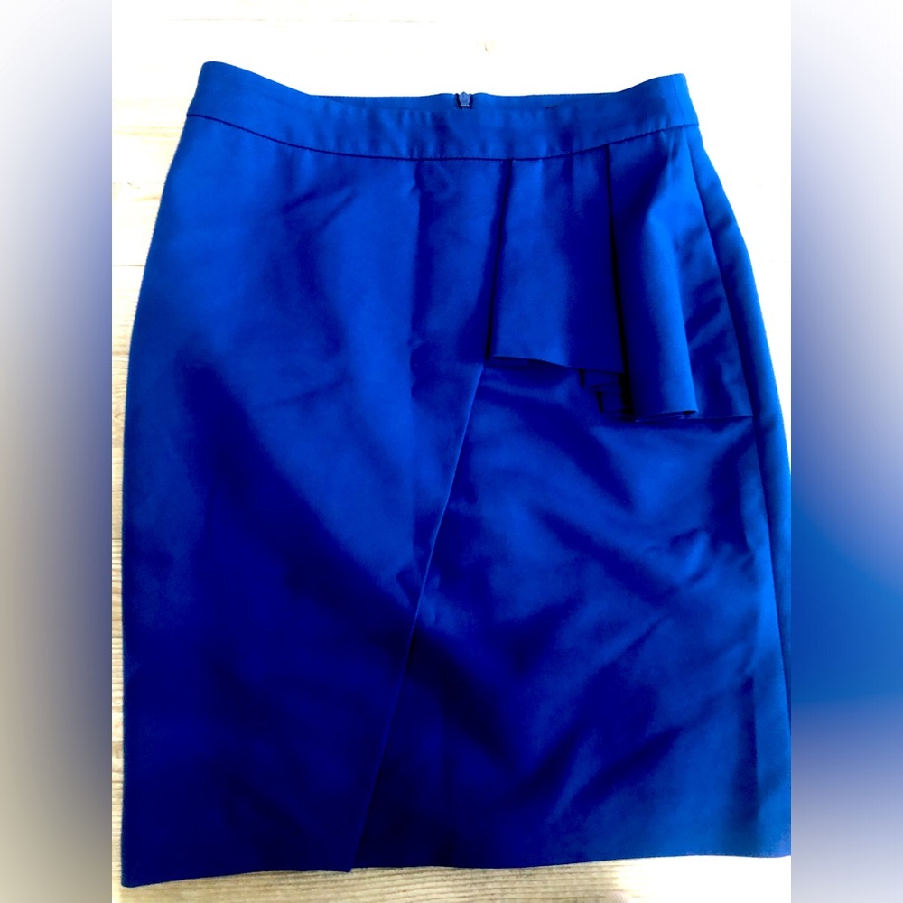 Zara Blue Midi Skirt